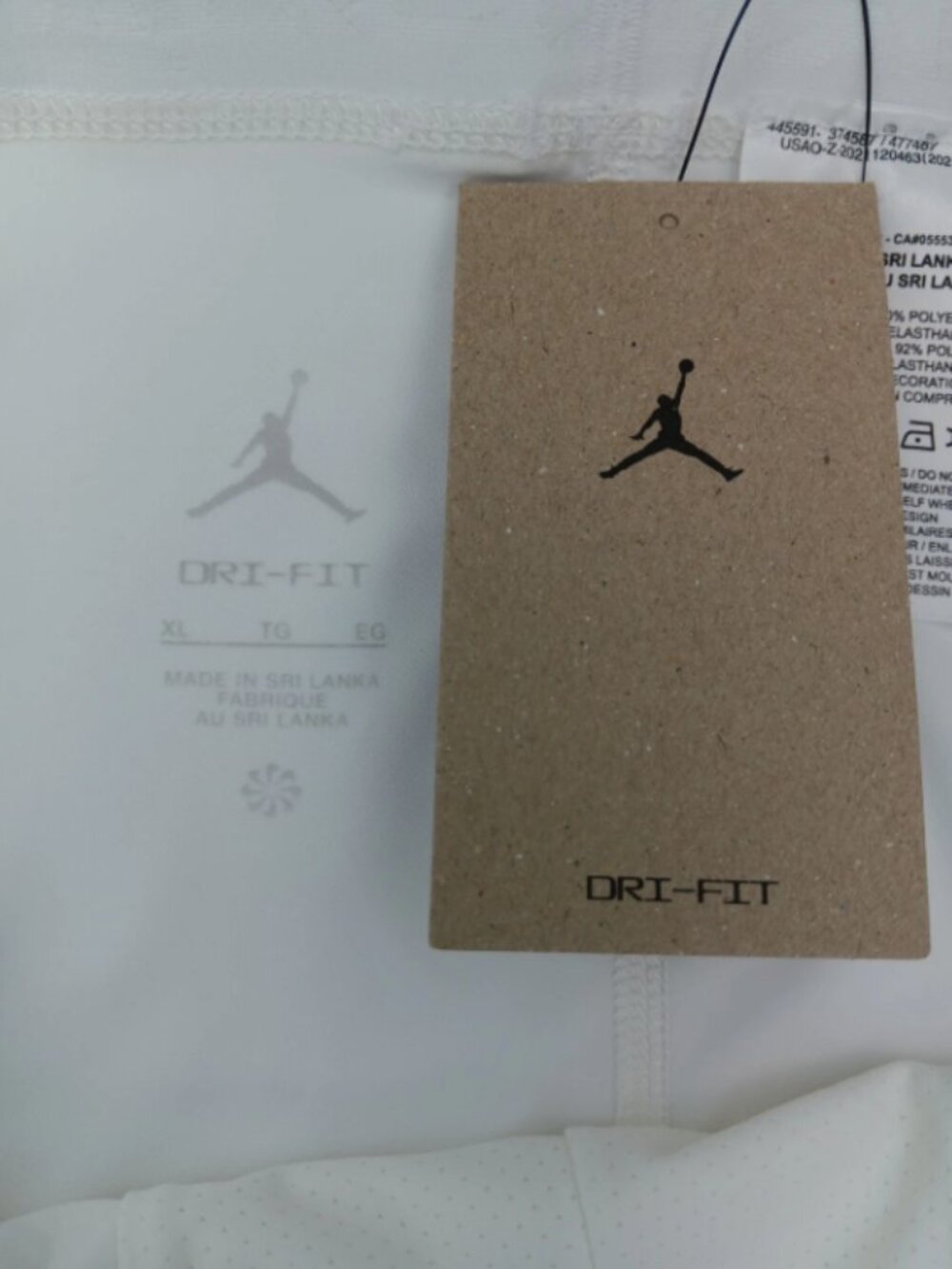 Jordan Sport Essentials Dri-FIT Shorts Men XL White If0897-100 NWT - Picture 4 of 6